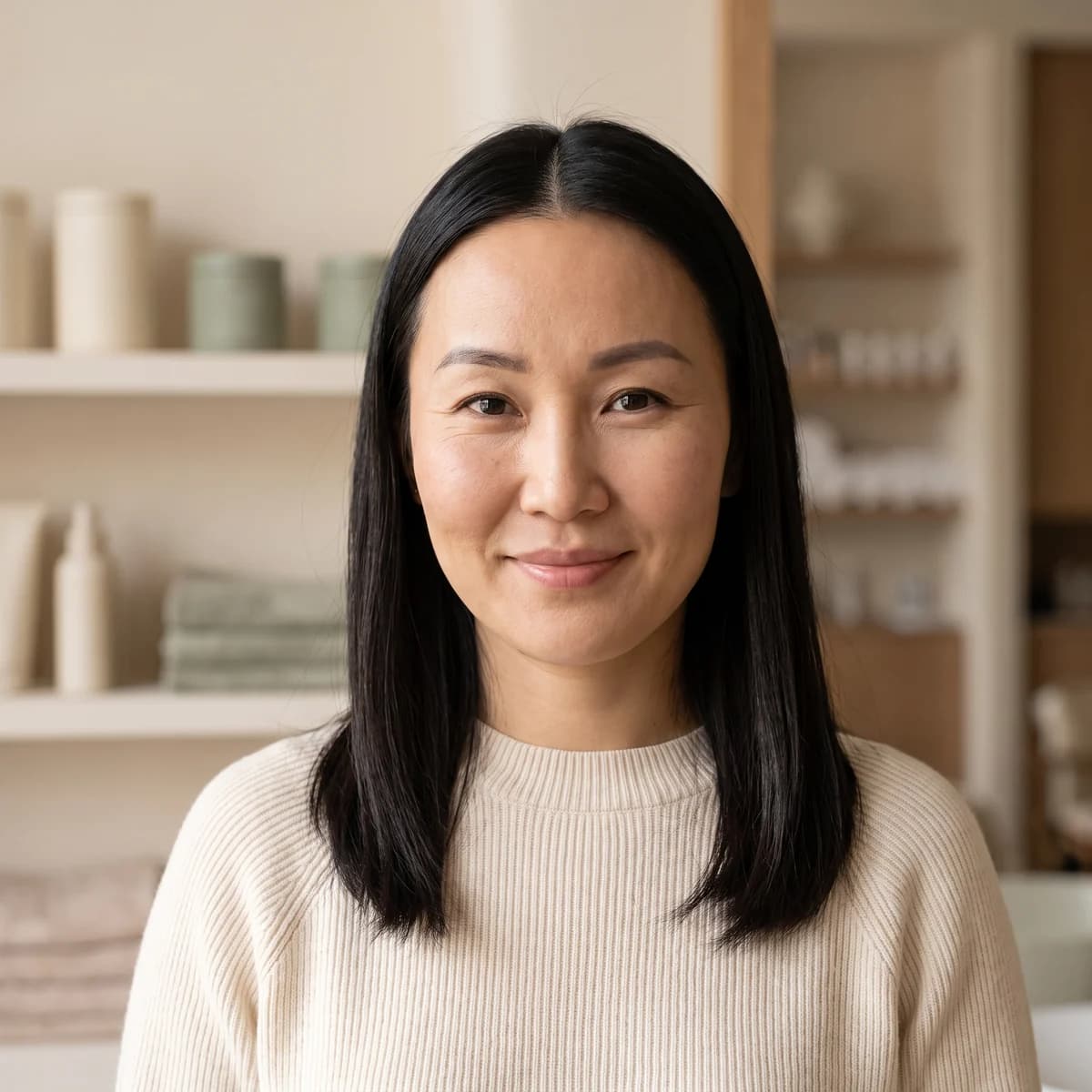 Portrait of the salon owner